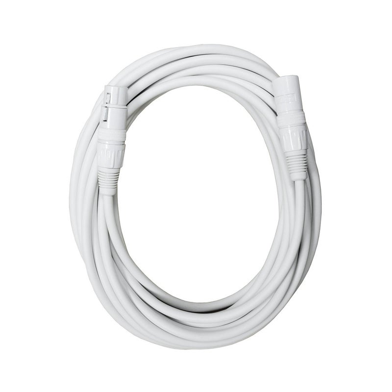 AUDIO 2000'S Audio 2000s E80125 XLR Male to XLR Female 25 Feet White Color Microphone Cable - Image 3
